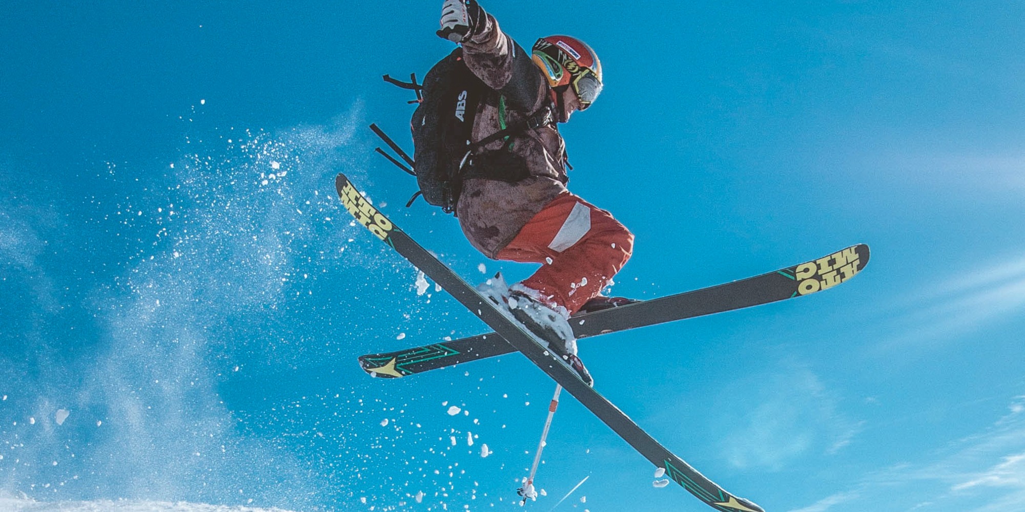 Skiing in the French Alps